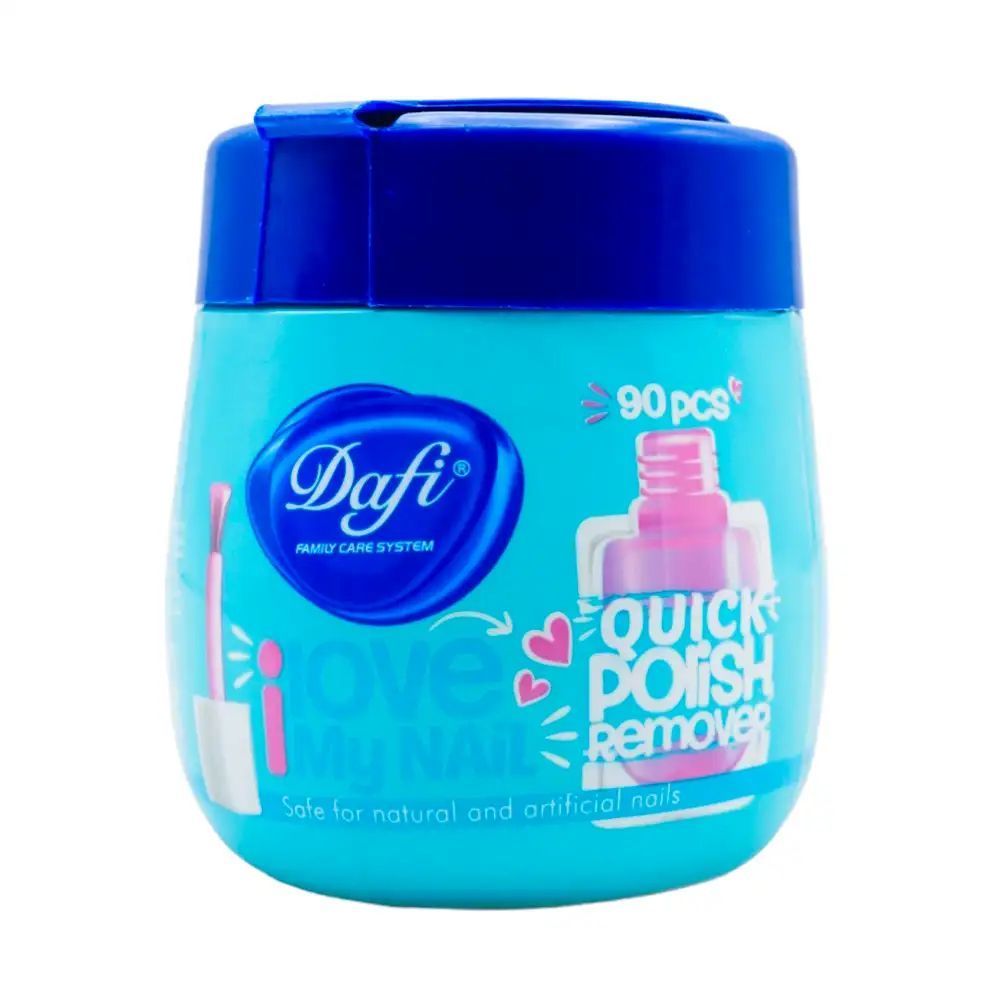 لاک پاک کن اسفنجی دافی مدل Quick Polish Remover بسته 90 عددی